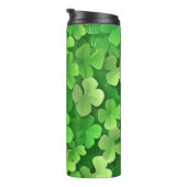 グリーンアイリッシュケルトのシャムロックの色合い タンブラー (回転右)