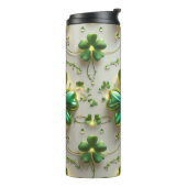 グリーンアイリッシュケルトのシャムロックの色合い タンブラー (回転左)