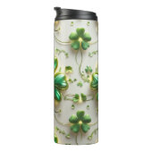 グリーンアイリッシュケルトのシャムロックの色合い タンブラー (回転右)