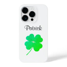 グリーンアイリッシュシャームロックセントパトリックのデイフォンケース