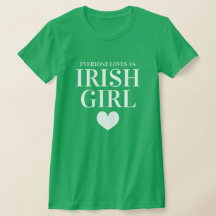グリーンアイリッシュハートセントパトリックズデイ女子ズ Tシャツ