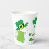 グリーンアイリッシュビアメストパトリックの日 紙コップ (正面)