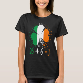 グリーンアイリッシュユニティ26 + 6 1聖パトリックの日ラッキー Tシャツ