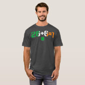 グリーンアイリッシュユニティ26 6 1St paddys dayアイルランド Tシャツ (正面フル)