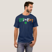 グリーンアイリッシュユニティ26 6 1St paddys dayアイルランド Tシャツ (正面フル)