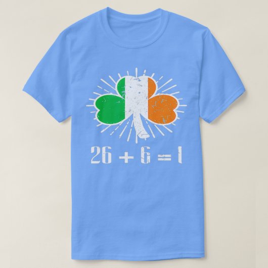 グリーンアイリッシュユニティ26 6 = 1st patricks day tシャツ (デザイン正面)