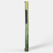 グリーンアイリッシュ華美レースの色合い SAMSUNG GALAXYケース (右側面)