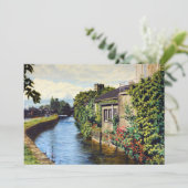 グリーンアイルランド絵画アートワークのカード カード (スタンド正面)