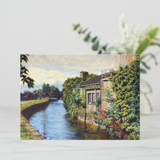 グリーンアイルランド絵画アートワークのカード カード (スタンド正面)