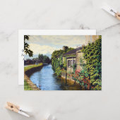 グリーンアイルランド絵画アートワークのカード カード (正面/裏面インサイチュ)