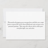 グリーンアイルランド絵画アートワークのカード カード (裏面)