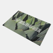 グリーンアガ葉ブ植物写真南西 ドアマット (アングル)