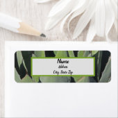 グリーンアガ葉ブ植物写真南西 ラベル (インサイチュ)