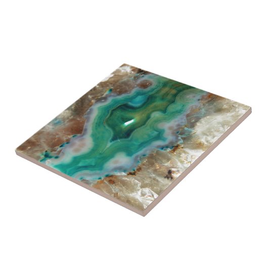 グリーンアゲテゲード タイル (側面)