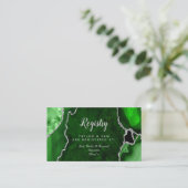 グリーンアゲート結婚銀登記簿 エンクロージャーカード (スタンド正面)