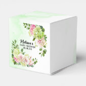 グリーンアジアンピンクフローラセージカスタムバルーン フェイバーボックス (裏面サイド)