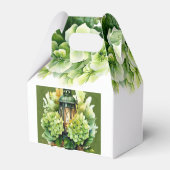 グリーンアジサイフローラバタフライブライダルシャワー フェイバーボックス (裏面サイド)