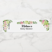 グリーンアジサイフローラバルーン ペットボトルラベル (シングルラベル)