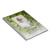 グリーンアジサイフローラ葬儀記念ゲストブック ノートブック (右側)