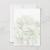 グリーンアジサイ結婚式RSVPカード 出欠カード (裏面)