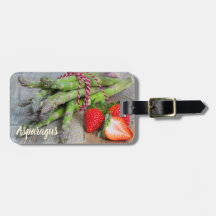 グリーンアスパラガスとイチゴ