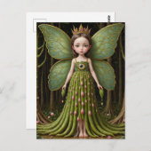 グリーンアスパラガスフェアリー ポストカード (正面/裏面)