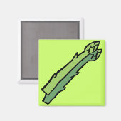 グリーンアスパラガス マグネット (正面/裏面)