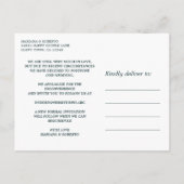 グリーンアズレジョ |計画スペインののタイルのレース変更 案内ポストカード (裏面)