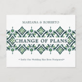 グリーンアズレジョ |計画スペインののタイルのレース変更 案内ポストカード (正面)