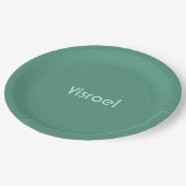 グリーンアップシェリンプレート ペーパープレート (アングル)