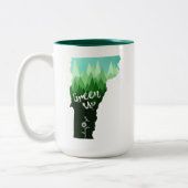 グリーンアップバーモント ツートーンマグカップ (左)