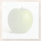 グリーンアップルのコースタコン ガラスコースター (裏面)