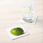 グリーンアップルのコースタコン スクエアペーパーコースター (インサイチュ)