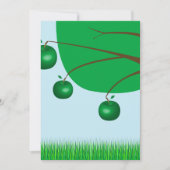 グリーンアップルの木 招待状 (正面)