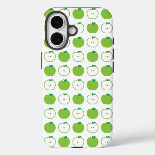 グリーンアップルキャンディーパターン Case-Mate iPhoneケース (裏面)
