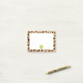 グリーンアップルキリン先生Post-it®ノート ポストイット (デスク上)