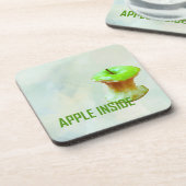グリーンアップルコア コースター (左側)