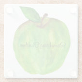 グリーンアップルコースター ガラスコースター (裏面)