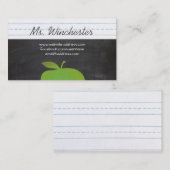 グリーンアップルスクール先生教育委員会 名刺 (正面/裏面)