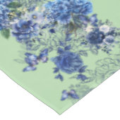 グリーンアップルバタフライフラワーメドウ テーブルクロス (アングル)