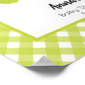 グリーンアップルベビーシャワーへようこそ ポスター (角)