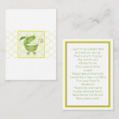 グリーンアップルベビー台車 | A.本を持って来る エンクロージャーカード (正面/裏面)