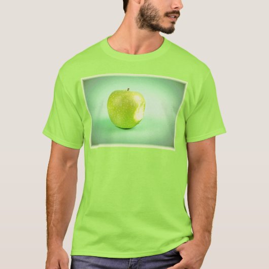 「グリーンアップル」かわいい写真。買今 Tシャツ (正面)