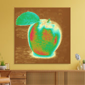 グリーンアップル キャンバスプリント (インサイチュ (リビング))