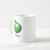 グリーンアップル クラシックマグ コーヒーマグカップ (正面左)