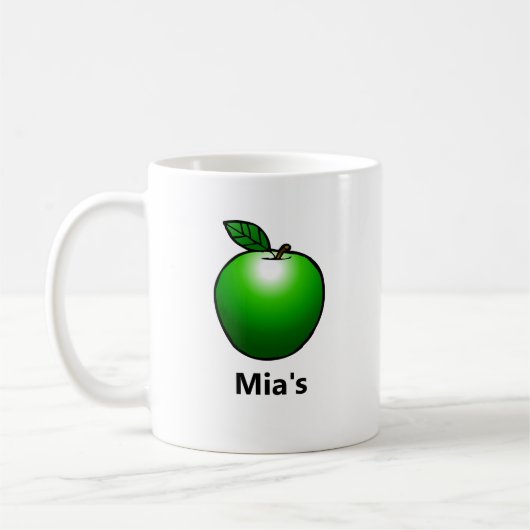 グリーンアップル クラシックマグ コーヒーマグカップ (左)