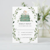 グリーンアドベンチャー赤ちゃんシャワー冒険の返信 出欠カード (スタンド正面)