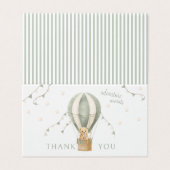 グリーンアドベンチャー赤ちゃんシャワー折りたたみ感謝 (外部フラット)