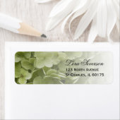 グリーンアナベルアジサイフローラ差出人住所 ラベル (インサイチュ)