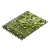 グリーンアナベルアジサイ結婚フローラ ノートブック (左側)